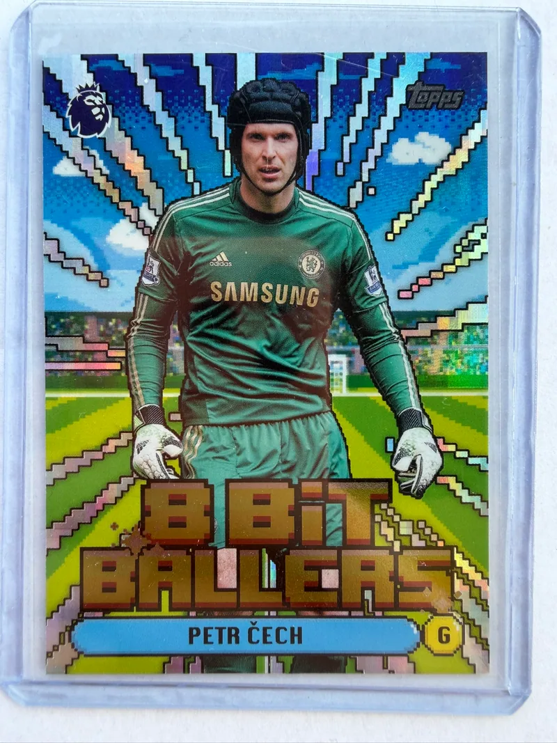 Petr Čech — Topps Premier League 2026/27 8-Bit Ballers, karta 8B 6, przód